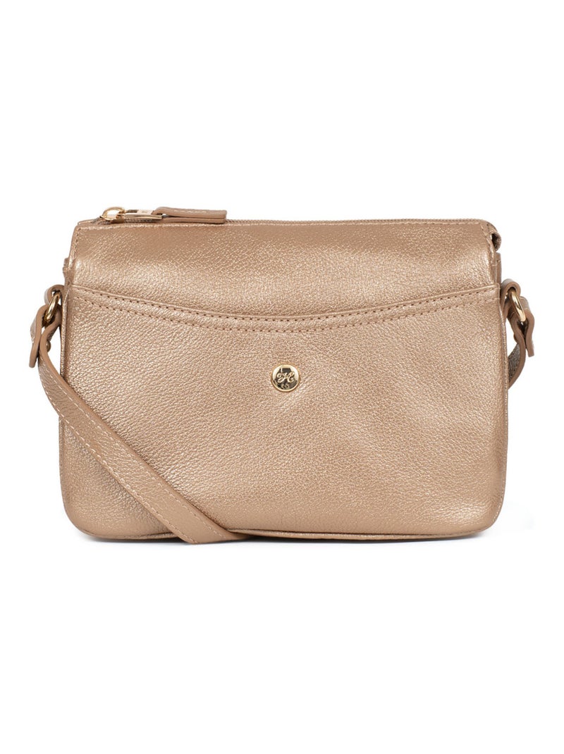Trotteur  Cuir LUNA Doré/or - Kiabi