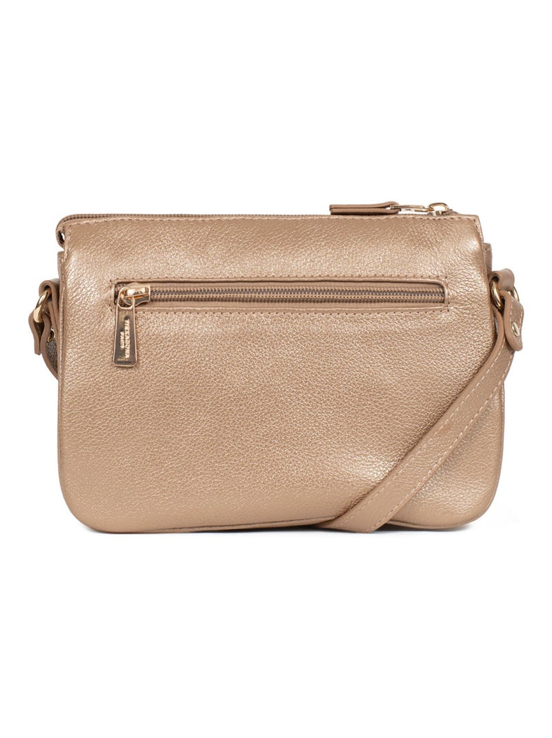 Trotteur  Cuir LUNA Doré/or - Kiabi