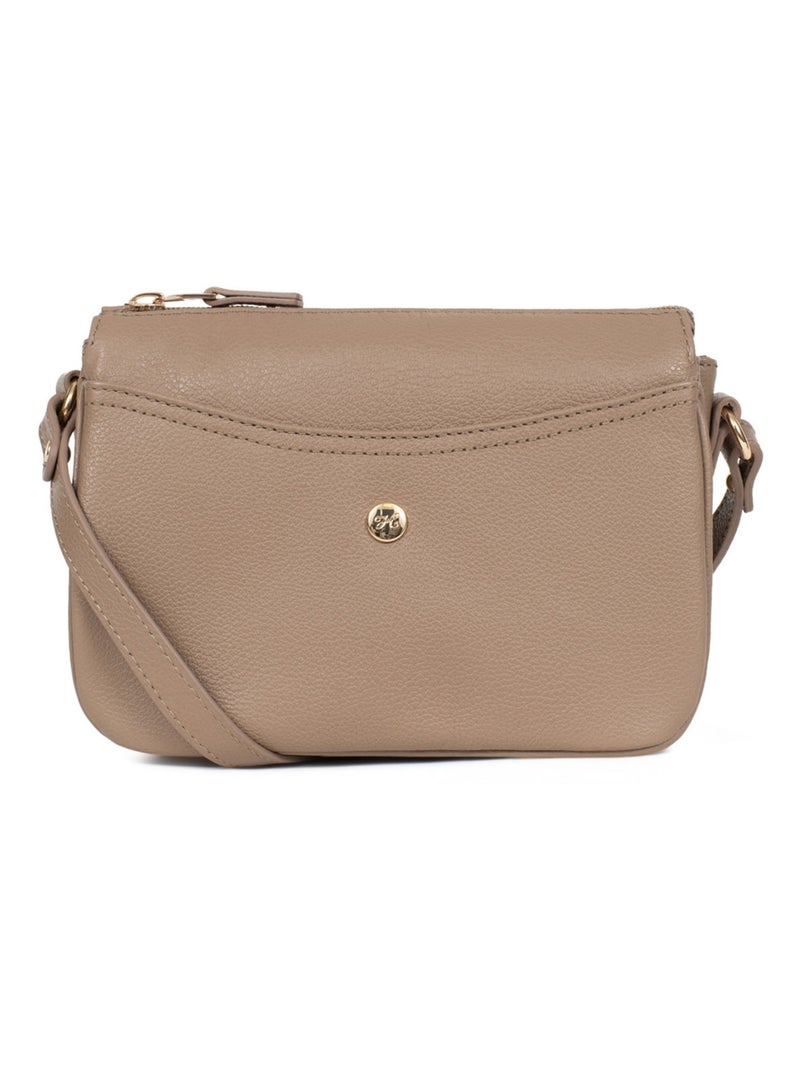 Trotteur  Cuir LUNA Marron clair - Kiabi