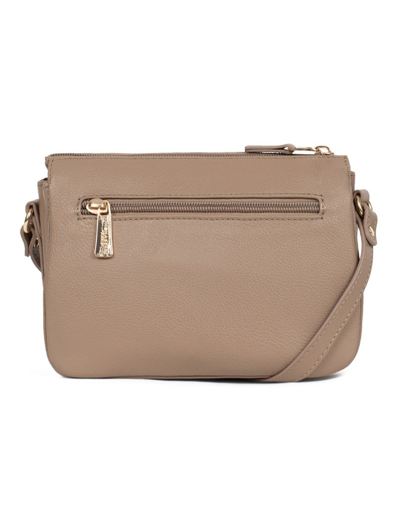 Trotteur  Cuir LUNA Marron clair - Kiabi