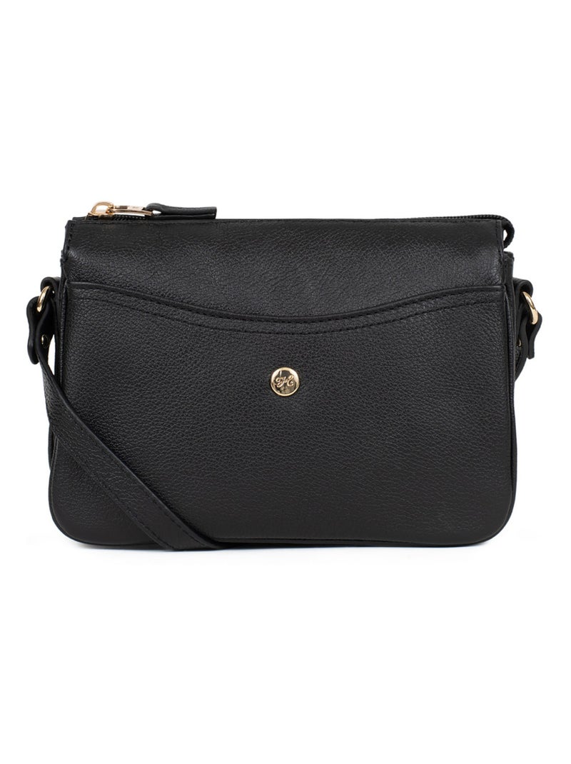 Trotteur  Cuir LUNA Noir - Kiabi