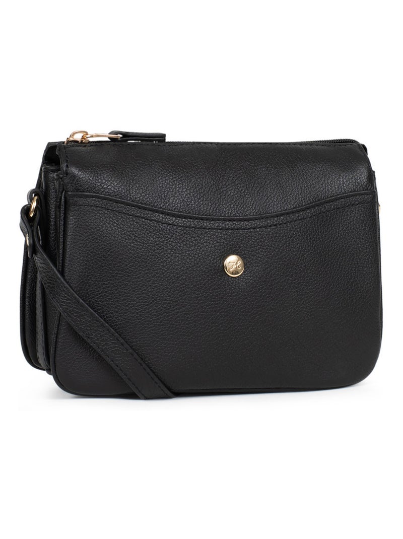 Trotteur  Cuir LUNA Noir - Kiabi