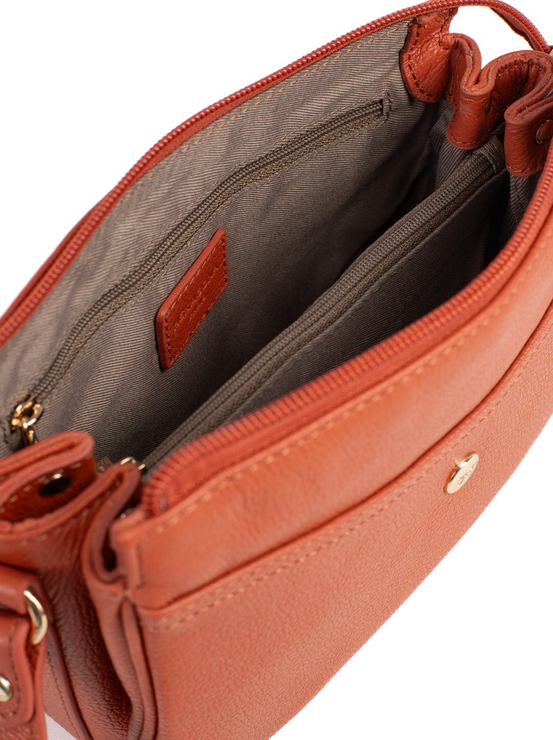 Trotteur  Cuir LUNA Orange - Kiabi