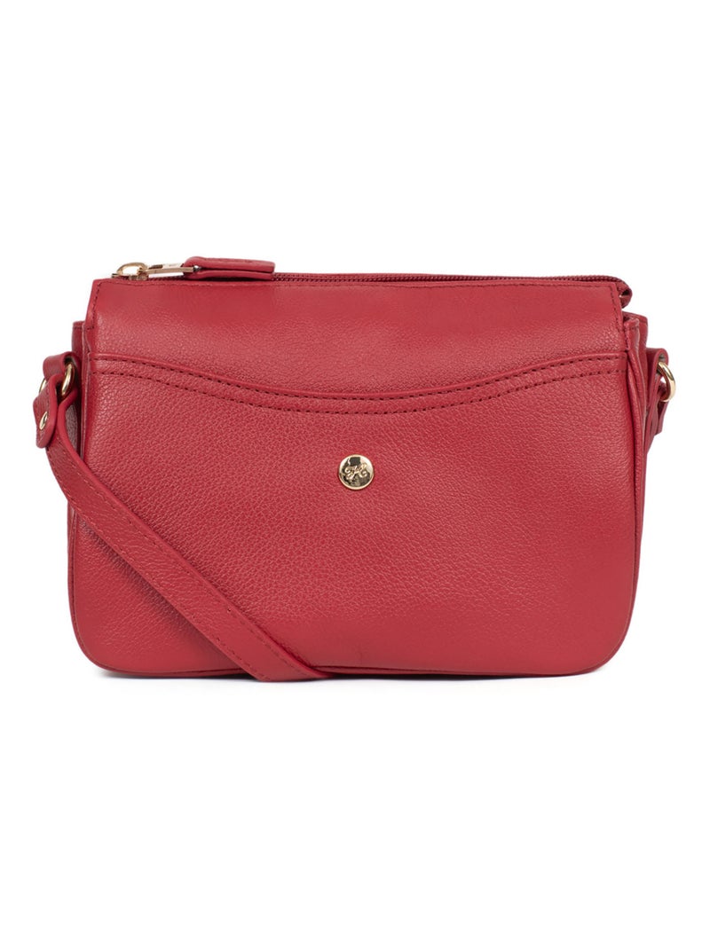 Trotteur  Cuir LUNA Rouge foncé - Kiabi