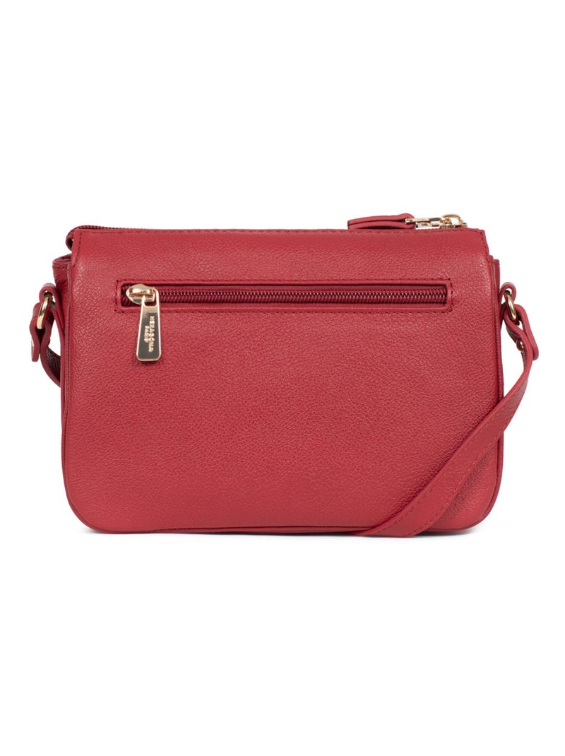 Trotteur  Cuir LUNA Rouge foncé - Kiabi