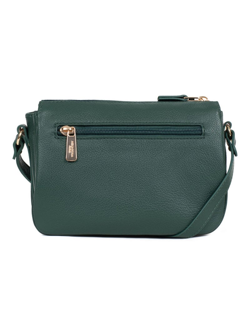 Trotteur  Cuir LUNA Vert sapin - Kiabi
