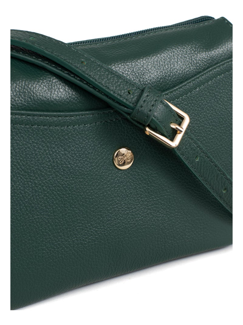 Trotteur  Cuir LUNA Vert sapin - Kiabi