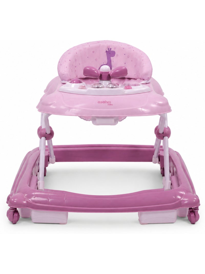 Trotteur Diver Girafe Asalvo Rose - Kiabi