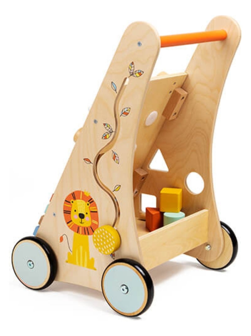Trotteur en bois jungle Multicolore - Kiabi