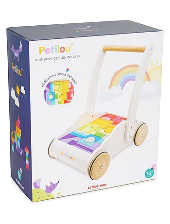 Trotteur Nuage & Arc-En-Ciel - 45 Blocs