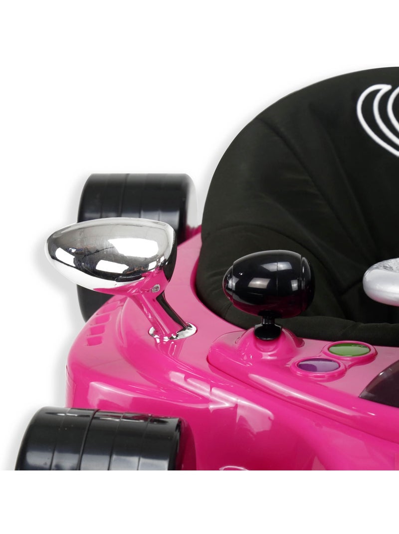 Trotteur pour bebe Hamilton Blanc Rose - Kiabi