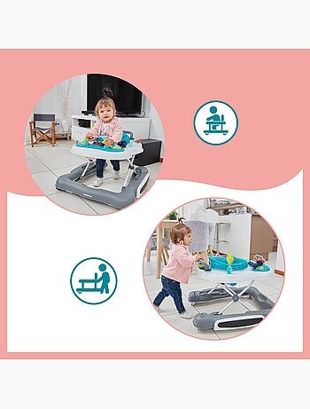 Trotteur Pousseur Bébé 5 en 1 - Réglable en Hauteur - Pliable - Dès 6 mois 'Babymoov'