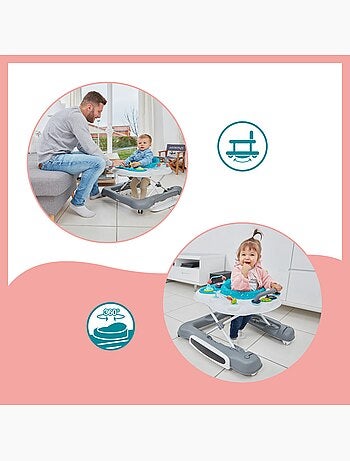 Trotteur Pousseur Bébé 5 en 1 - Réglable en Hauteur - Pliable - Dès 6 mois 'Babymoov'