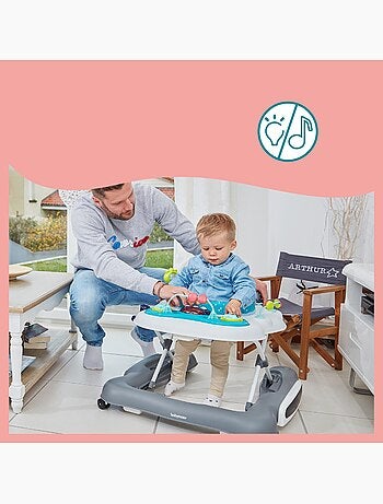 Trotteur Pousseur Bébé 5 en 1 - Réglable en Hauteur - Pliable - Dès 6 mois 'Babymoov'