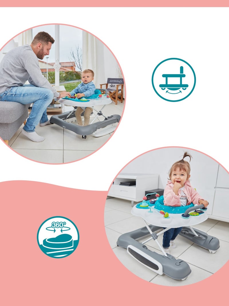 Trotteur Pousseur Bébé 5 en 1 - Réglable en Hauteur - Pliable - Dès 6 mois 'Babymoov' N/A - Kiabi
