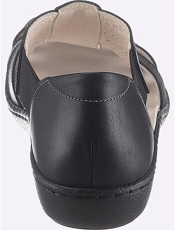 Trotteurs en cuir avec découpe et perforations décoratives - Taille standard - Witt