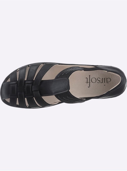 Trotteurs en cuir avec découpe et perforations décoratives - Taille standard - Witt - Kiabi