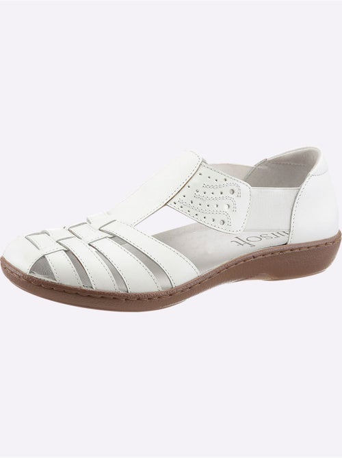 Trotteurs en cuir avec découpes et élastiques latéraux - Taille standard - Witt - Kiabi