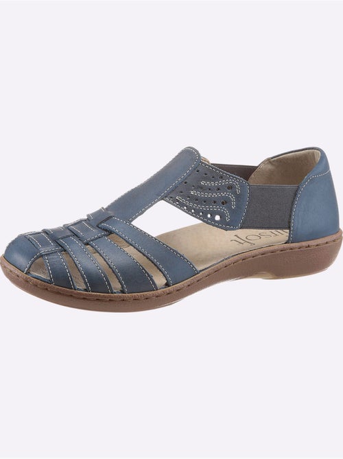 Trotteurs en cuir avec découpes et semelle souple - Taille standard - Witt - Kiabi Trotteurs en cuir avec découpes et semelle souple - Taille standard - Witt - Kiabi