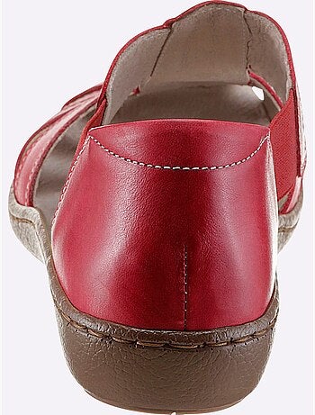 Trotteurs en cuir avec élastiques et perforations décoratives - Taille standard - Witt