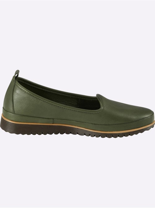 Trotteurs en cuir avec semelle intérieure amovible et souple - Taille standard - Helline - Kiabi