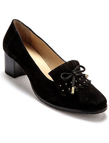 Trotteurs en cuir franges et clous - PEDICONFORT