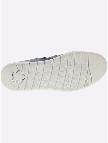 Trotteurs Reflexan en cuir avec lacets élastiques et semelle souple - Taille standard - Witt