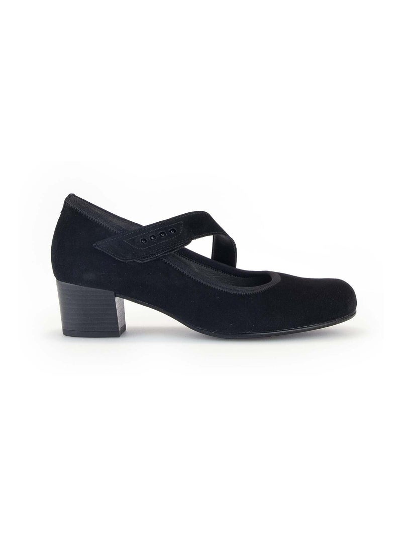 Trotteurs  en cuir Noir - Kiabi