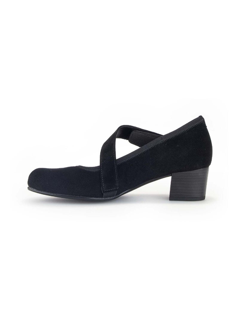 Trotteurs  en cuir Noir - Kiabi
