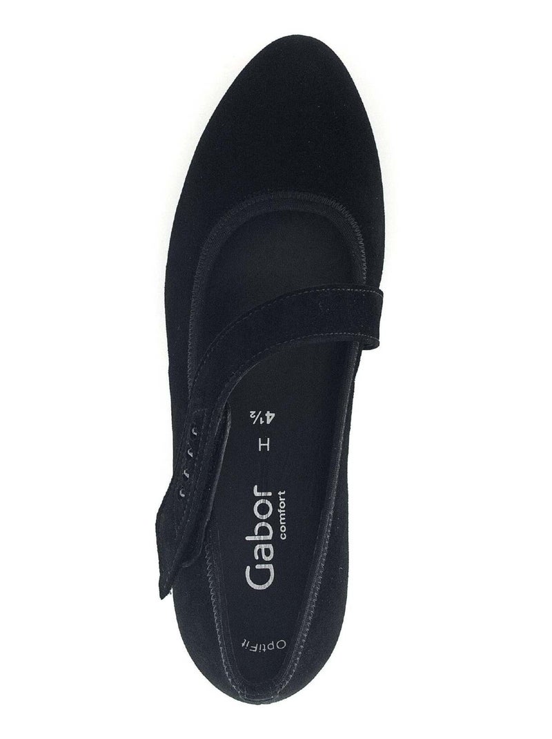 Trotteurs  en cuir Noir - Kiabi