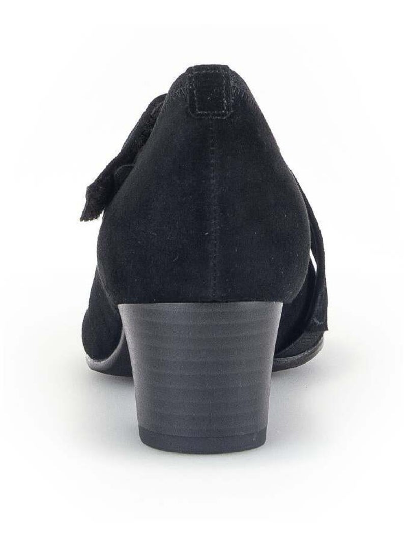 Trotteurs  en cuir Noir - Kiabi