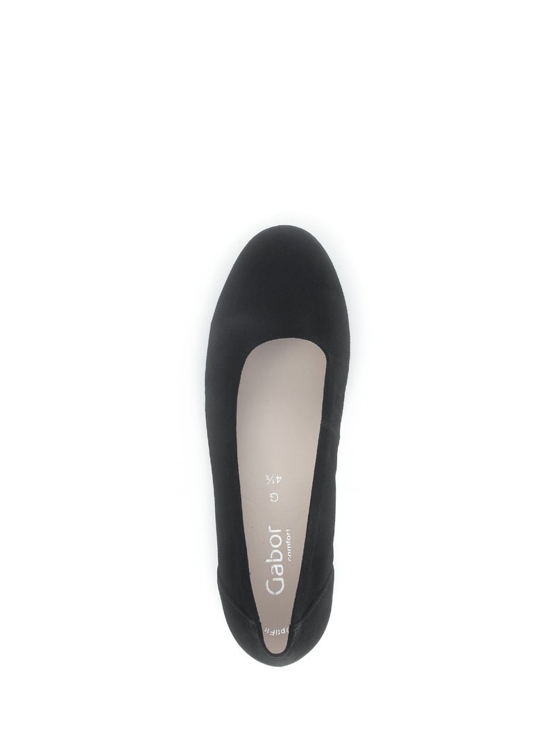 Trotteurs  en cuir Noir - Kiabi