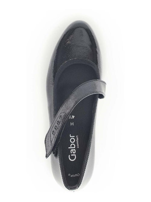 Trotteurs  en cuir vernis - Kiabi