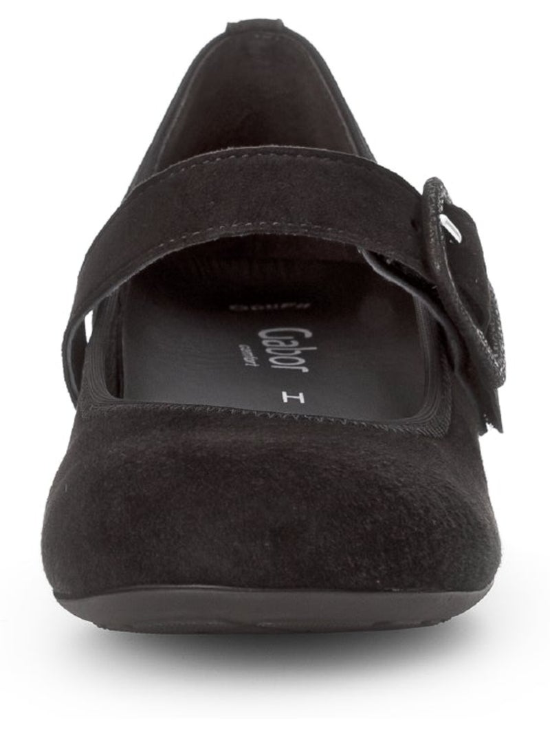 Trotteurs  en cuirs combinés Noir Noir - Kiabi