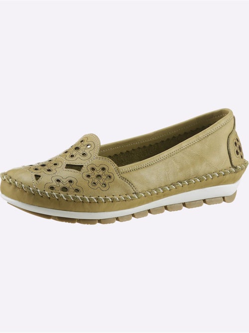 Trotteurs légers en cuir avec semelle de marche souple - Taille standard - Witt - Kiabi Trotteurs légers en cuir avec semelle de marche souple - Taille standard - Witt - Kiabi