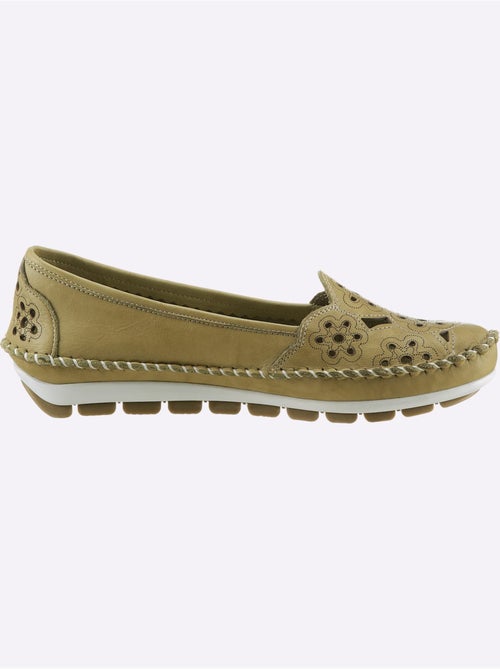 Trotteurs légers en cuir avec semelle de marche souple - Taille standard - Witt - Kiabi Trotteurs légers en cuir avec semelle de marche souple - Taille standard - Witt - Kiabi