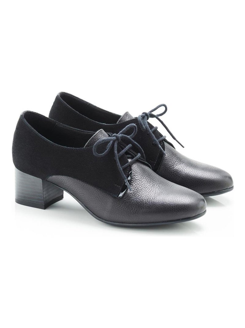 Trotteurs souples à lacets - Damart Noir - Kiabi
