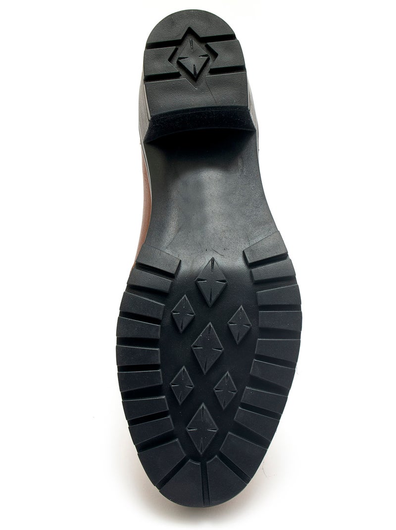 Trotteurs zippés talon 4,5 cm - PEDICONFORT Marron - Kiabi