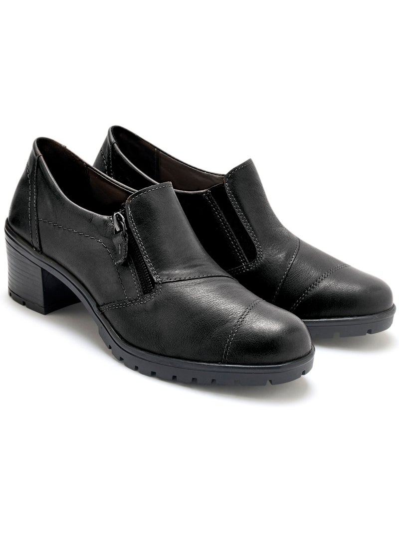 Trotteurs zippés très larges - pediconfort Noir Noir - Kiabi