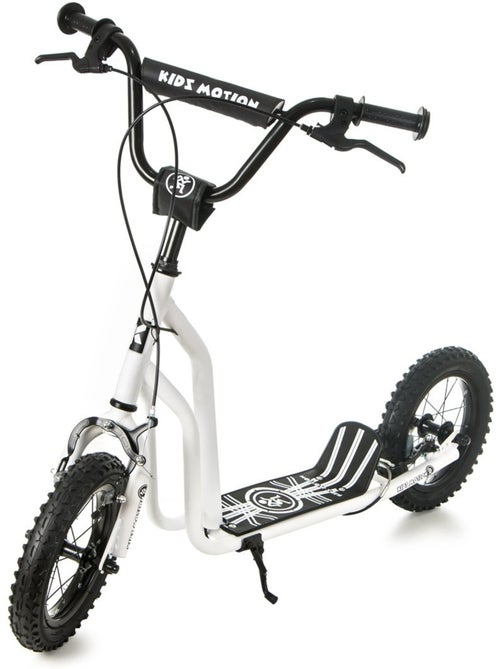 Trottinette 12 pouces grandes roues acier guidon réglable 50 kg EN71 - Kiabi Trottinette 12 pouces grandes roues acier guidon réglable 50 kg EN71 - Kiabi