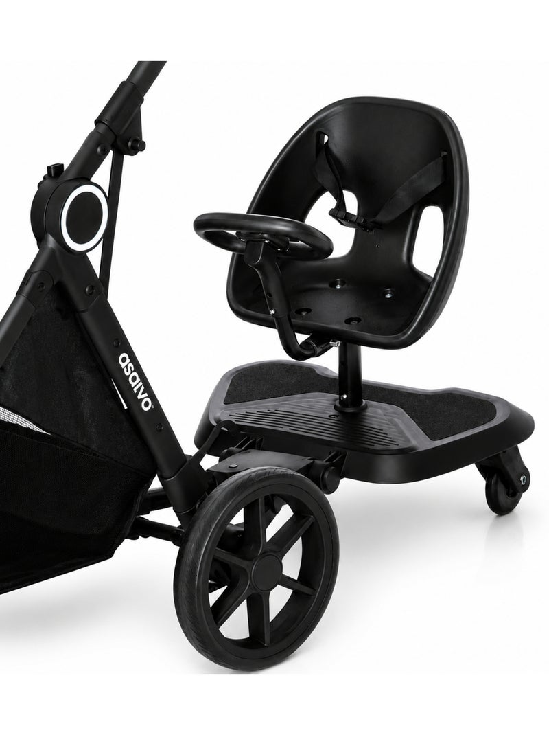 Trottinette 2 en 1 universelle pour poussette Go Seat Noir - Kiabi