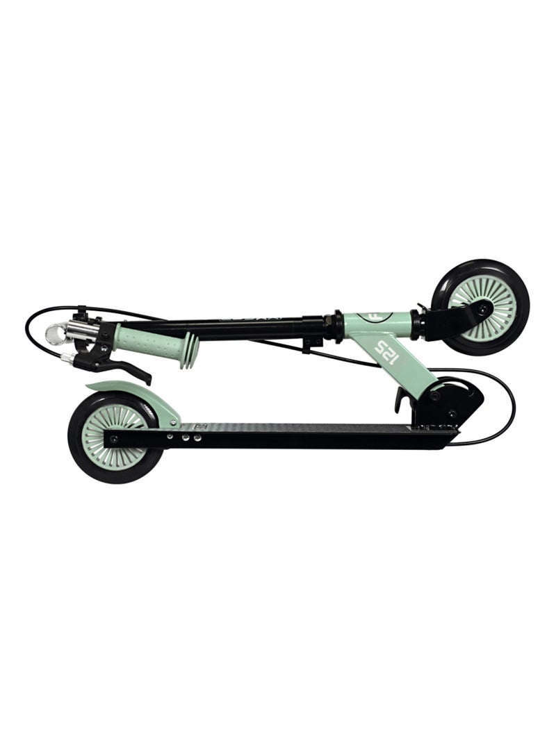 Trottinette 2 roues FLEX & STOP Dès 7 ans Vert Sauge - Kiabi