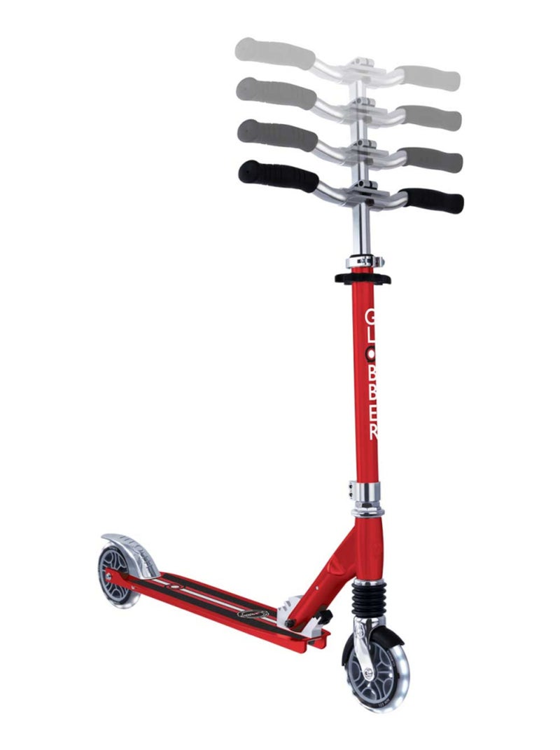 Trottinette 2 roues FLOW ELEMENT COMFORT LIGHTS Rouge - Kiabi