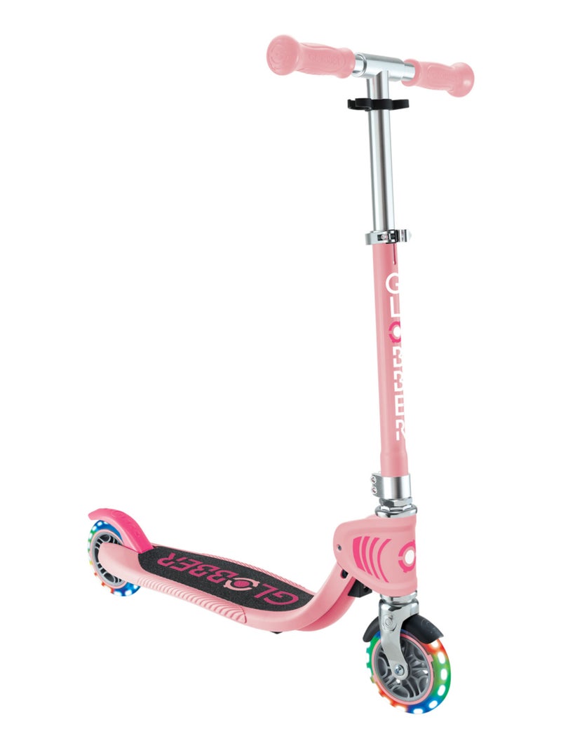 Trottinette 2 roues FLOW FOLDABLE JUNIOR LIGHTS Rose clair - Kiabi