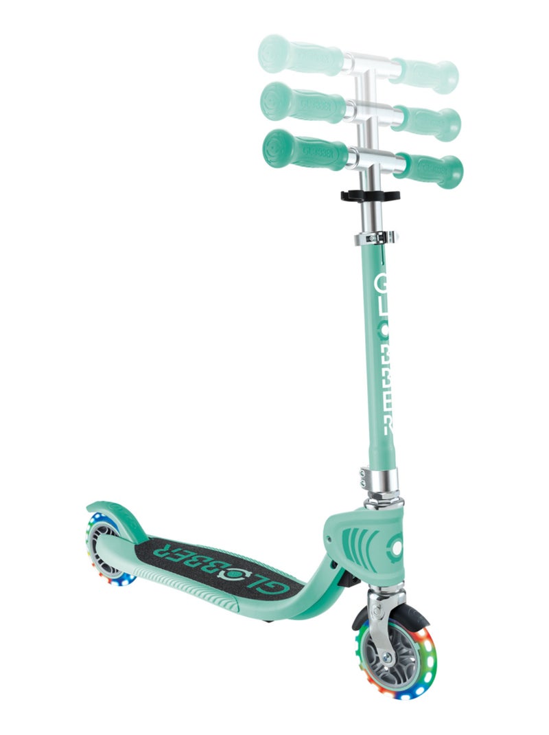 Trottinette 2 roues FLOW FOLDABLE JUNIOR LIGHTS Vert menthe - Kiabi
