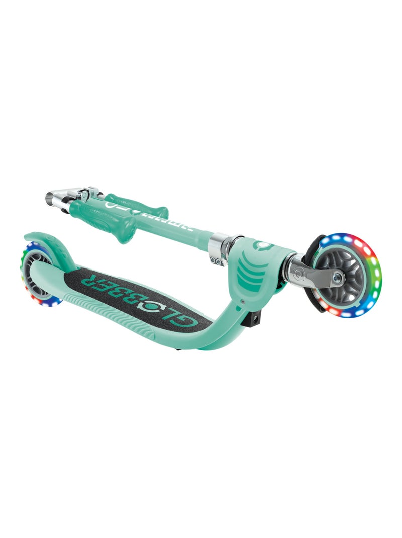 Trottinette 2 roues FLOW FOLDABLE JUNIOR LIGHTS Vert menthe - Kiabi