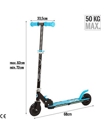 Trottinette 2 roues lumières multicolore evo