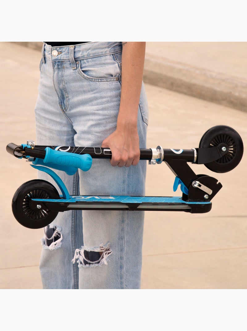 Trottinette 2 roues lumières multicolore evo Bleu - Kiabi