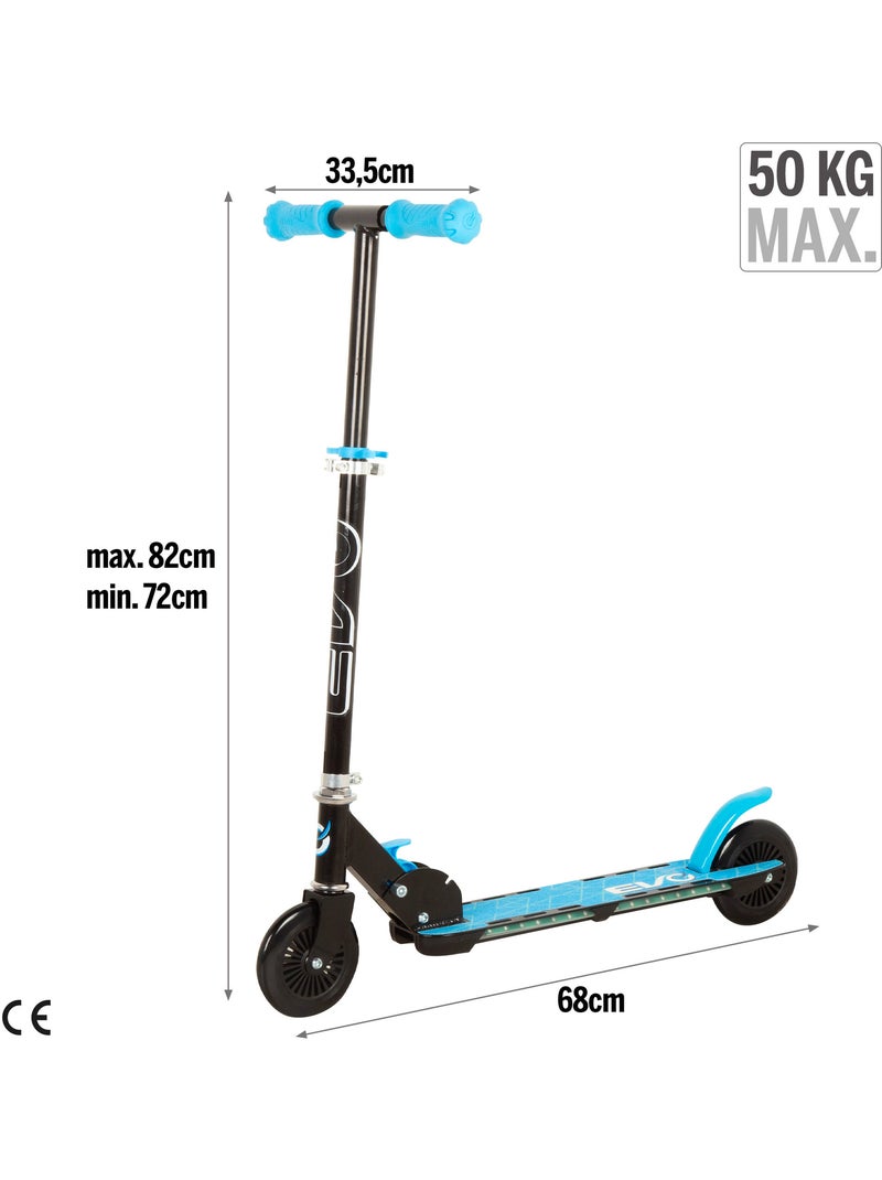 Trottinette 2 roues lumières multicolore evo Bleu - Kiabi