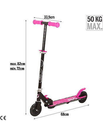 Trottinette 2 roues lumières multicolore evo